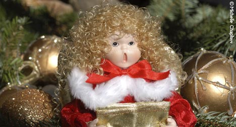 From the 1st of December the Christmas decorations appear.