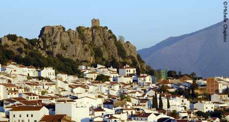 Gaucin is a spectacularly beautiful<br>mountain village