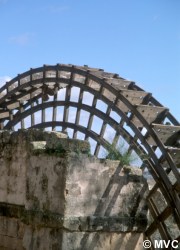 A reconstruction of the waterwheel