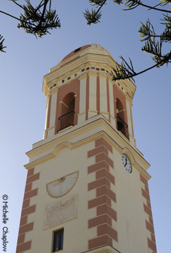 The emblematic Estepona clock tower