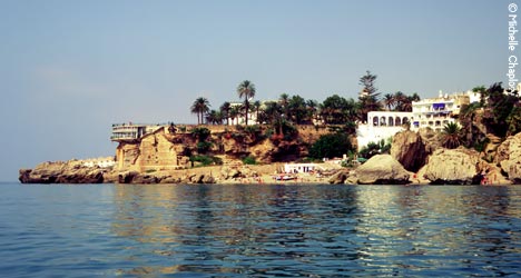 The fishing town of Nerja