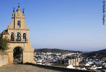 Aracena, the heart of the Parque Natural Sierra de Aracena y Picos de Aroche &copy; Michelle Chaplow