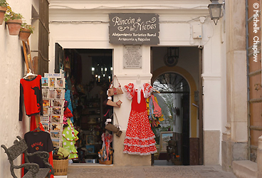 Quaint Souvenir shops in Arcos de la Frontera &copy; Michelle Chaplow