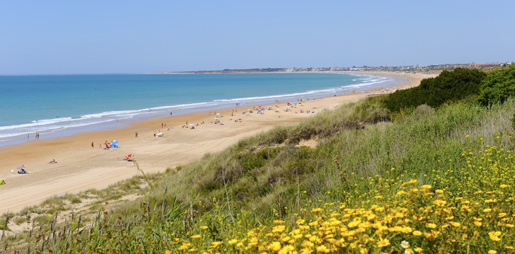 Vast expanses of golden sands at Playa La Borosa