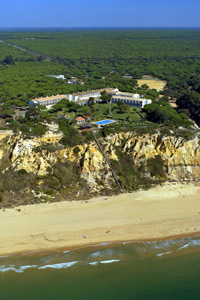 The Doñana National Park in background. © Michelle Chaplow