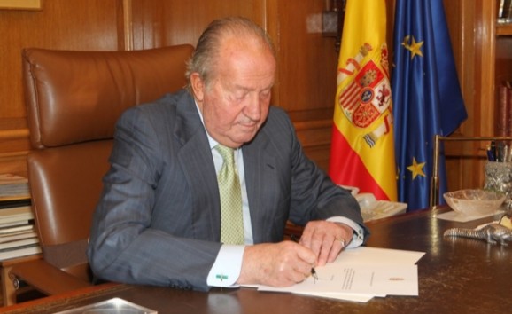 King Juan Carlos abdicated in June this year.