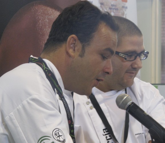Angel Leon and Dani Garcia at Andalucia Sabor III, in 2011.
