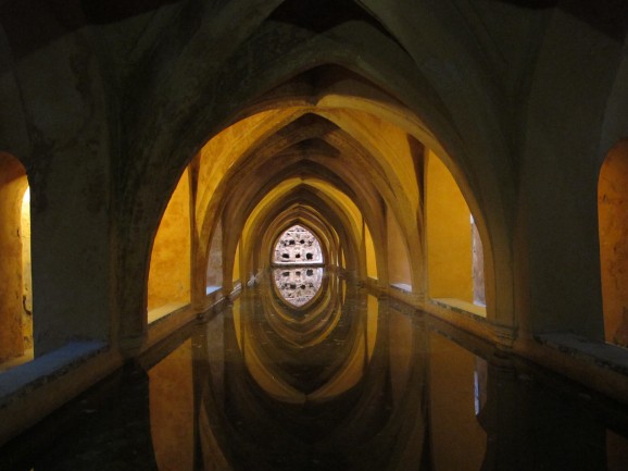 A truly romantic spot - the Baths of Maria Padilla.