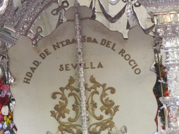 The insignia of the Seville hermandad of El Rocio.