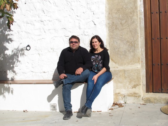 Maria and Juan of Cortijo Espiritu Santo - both are Jaen born and bred, and dedicated to their land and product.
