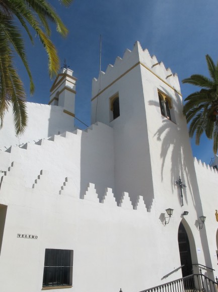 Horse and rider during the local romeria