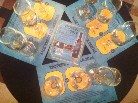 Tio Pepe en Rama was tasted alongside two less boisterous fino sherries.