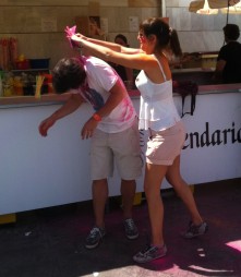 Getting into the spirit!