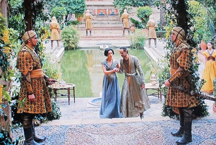 Ellaria and Prince Dorian in the Kingdom of Dorne, aka the Alcazaba of Almeria - you can visit locations for the Game of Thrones upcoming final season. Ellaria and Prince Dorian in the Kingdom of Dorne, aka the Alcazaba of Almeria - you can visit locations for the Game of Thrones upcoming final season.