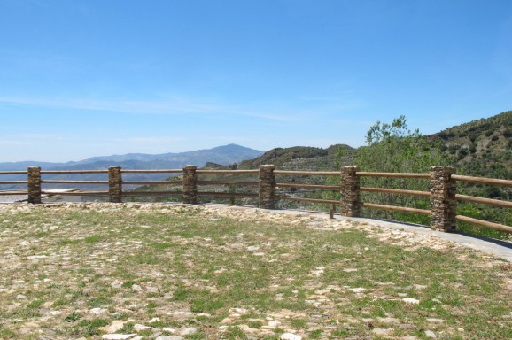 The stage of Un Teatro Entre Todos, the open-air theatre in Laroles.