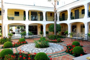 Patio of Los Monteros Hotel, where the 2015 Michelin Guide to Spain and Portugal will be launched. Photo: Los Monteros Hotel