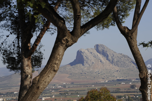 Peña de los Enamorados - Lovers' Rock, part of the Monumental Complex of Antequera, entered as Spain's application for UNESCO World Heritage Status for 2015. Photograph: Michelle Chaplow