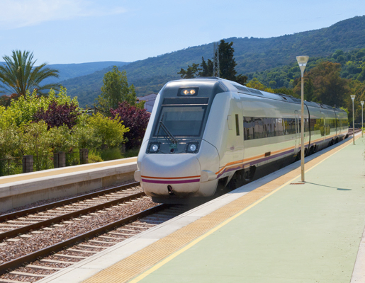 One of the rural train stations which Mr Henderson's Railway from Algeciras to Bobadilla still serves, over 100 years later.