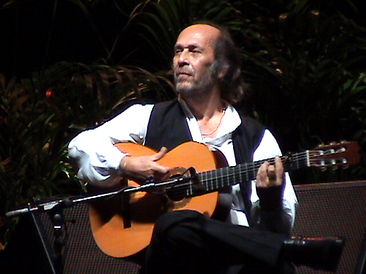 Legendary guitarist, Paco de Lucia, who died in February. Photo: Tony      Bryant