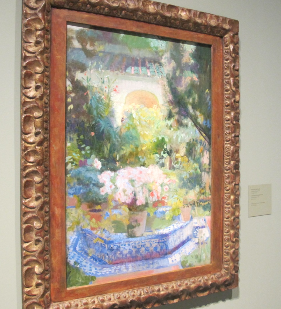 The Patio Andaluz in Sorolla's house in Madrid, by Sorolla