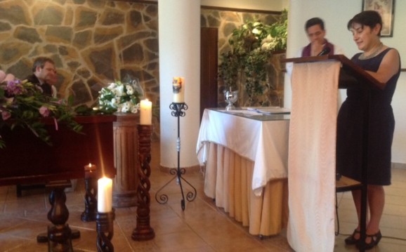 Funeral service of Rod Younger in Marbella