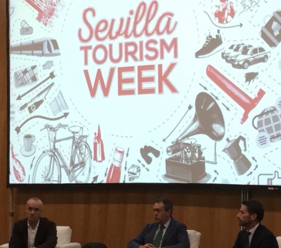 (From left): Antonio Muñoz, Urban Area Delegate for Seville City Council; Juan Espadas, Seville Mayor; Antonio Jimenez, Director Seville Tourism