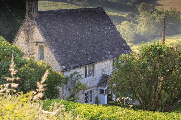 The cottage in Slad, Gloucestershire, where Laurie Lee was born and spent his childhood before 'walking out' to Spain. Photo credit: Joe Wainwright Photography