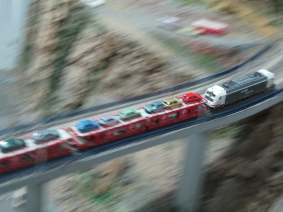 One of the favourites with all the children was this car transporter.