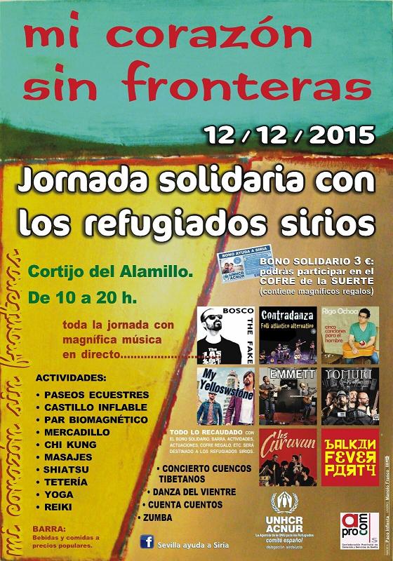 Help Syrian refugees at a fun day in Seville this Saturday