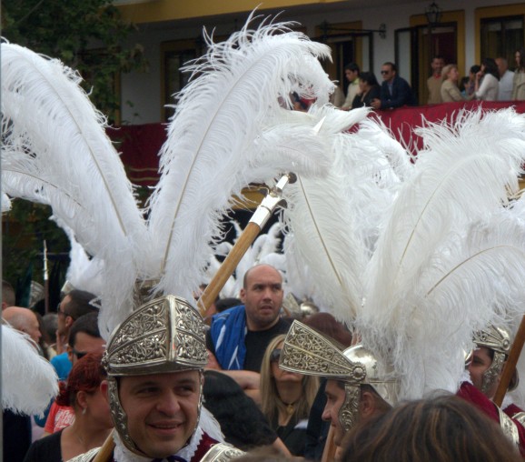 Roman Centurion Band from the Macarena hermandad in Seville, which enjoyed an excellent Semana Santa.