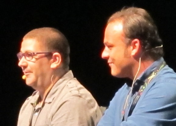 Two of Andalucia's top chefs at Andalucia Sabor: Dani Garcia (left) and Angel Leon talk tapas