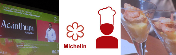 Presentation by Xanty and the designer of his restaurant, Granada Barrero, at the Andalucia Sabor conference. Presentation by Xanty and the designer of his restaurant, Granada Barrero, at the Andalucia Sabor conference.