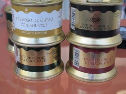 Cheese, game and meat pates from Jaen.