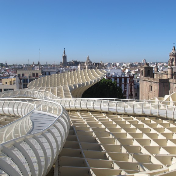 Walkways with Giralda and Cathedral