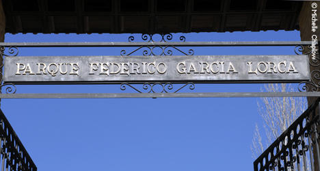 The park of Federico Garcia Lorca, situated in the remote village of Alfacar, Granada.