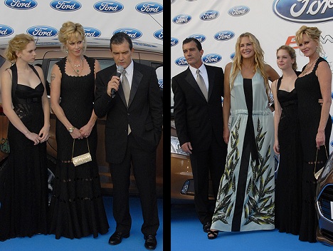 © Rebekah Thompson Antonio Banderas, Daryl Hannah and Estella del Carmen at the 2012 Starlite Gala.