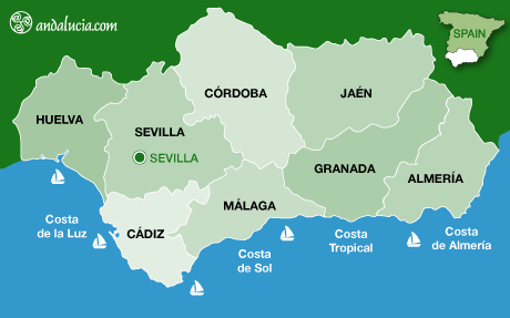 Seville map