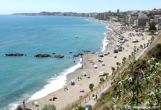Family beach, Playa Carvajal in Benalmadena. © andalucia.com  