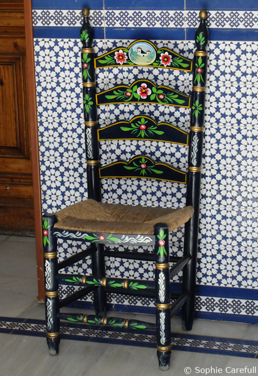 There are beautiful colours and patterns everywhere you look in Seville. © Sophie Carefull  
