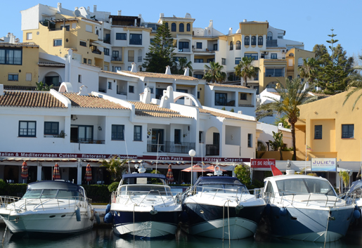 The Mediterranean port of Cabopino. © Sophie Carefull The Mediterranean port of Cabopino. © Sophie Carefull