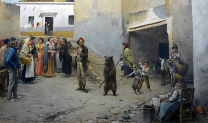 El Oso (The Bear.) Oil on Canvas by Antonio Bedmar Iribarne 1894 ©Michelle Chaplow El Oso (The Bear.) Oil on Canvas by Antonio Bedmar Iribarne 1894 ©Michelle Chaplow