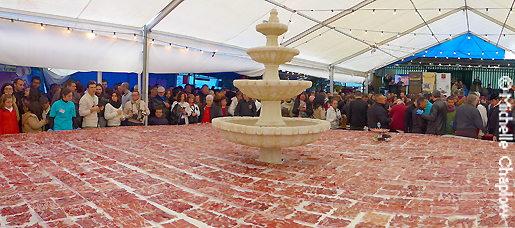 47m2 plate of ham at the 2014 Feria Gastronomica de la Serrania de Ronda. © Michelle Chaplow .