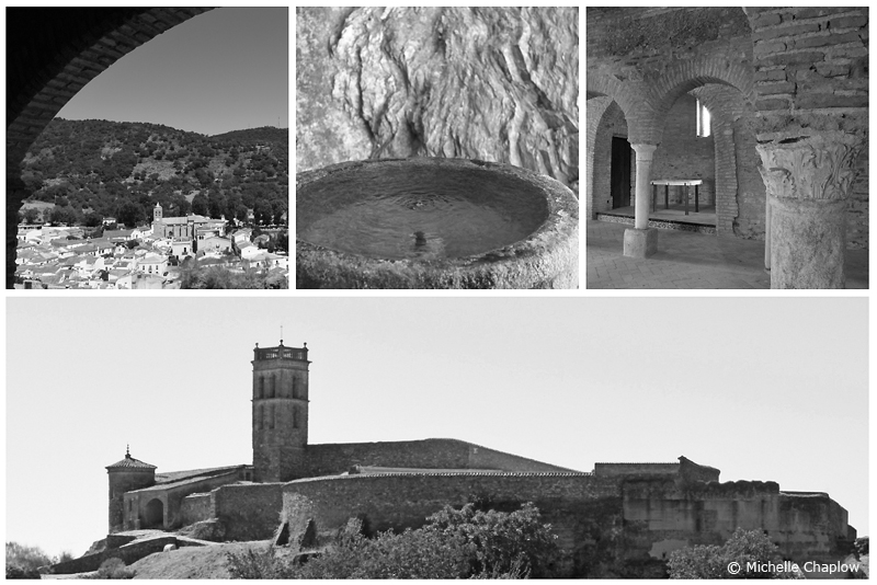 The Mosque of Almonaster la Real , climb in the summer and the trickling fountain at the entrance, is an ideal place to sprinkle water on your hands and face © Michelle Chaplow ©Michelle Chaplow The Mosque of Almonaster la Real , climb in the summer and the trickling fountain at the entrance, is an ideal place to sprinkle water on your hands and face © Michelle Chaplow ©Michelle Chaplow