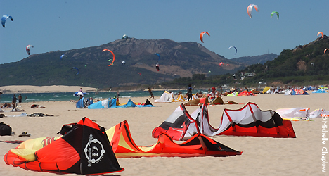 © Michelle Chaplow Kites are King in Tarifa, Kite surfing on the Costa del Sol © Michelle Chaplow Kites are King in Tarifa, Kite surfing on the Costa del Sol
