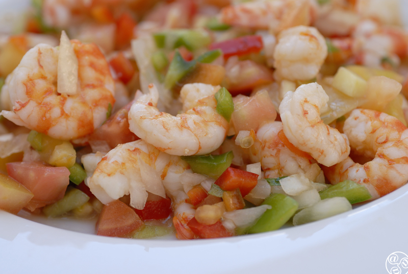 Salpicon de marisco (seafood salad) is a popular tapa in Seville. ©Michelle Chaplow
