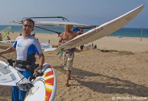 The Tarifa windsurf scene. © Michelle Chaplow The Tarifa windsurf scene. © Michelle Chaplow