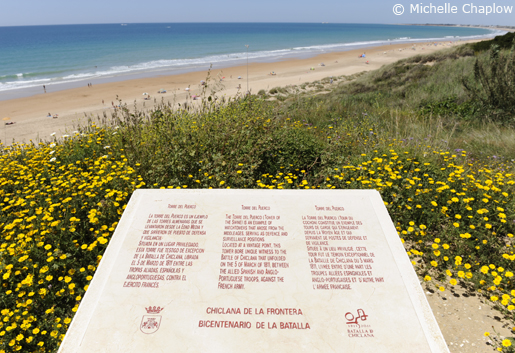 The beautiful beaches of Chiclana de la Frontera. © Michelle Chaplow