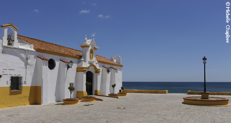 © Michelle Chaplow LA inglesia del Carmen, the Patron saint of the fishermen.
