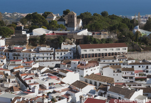Mijas Village, with a backdrop to the Mediterranean ©Michelle Chaplow Mijas Village, with a backdrop to the Mediterranean ©Michelle Chaplow