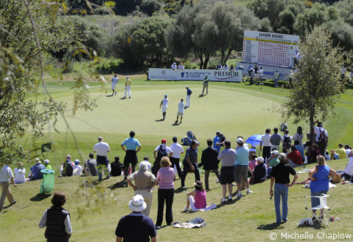 Sun-drenched 18 hole course at La Reserva de Sotogrande. © Michelle Chaplow